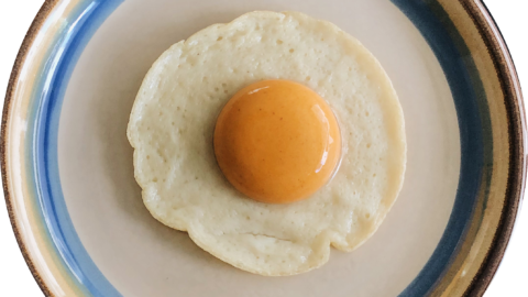 A sunny side-up made by Courtesy of Float Foods. 