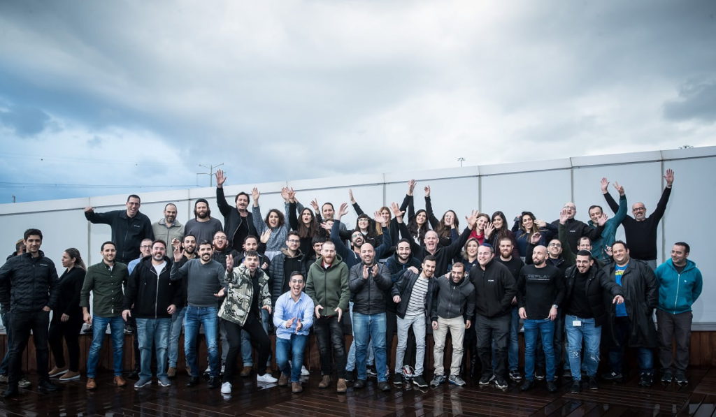 The Cynet team. Photo by Oded Karmi. Courtesy of Cynet via NoCamels.