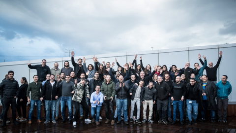 The Cynet team. Photo by Oded Karmi. Courtesy of Cynet via NoCamels.