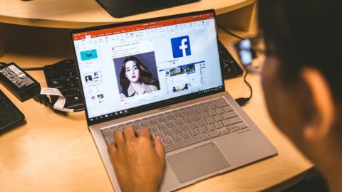 Facebook on web by Nghia Nguyen on Unsplash.
