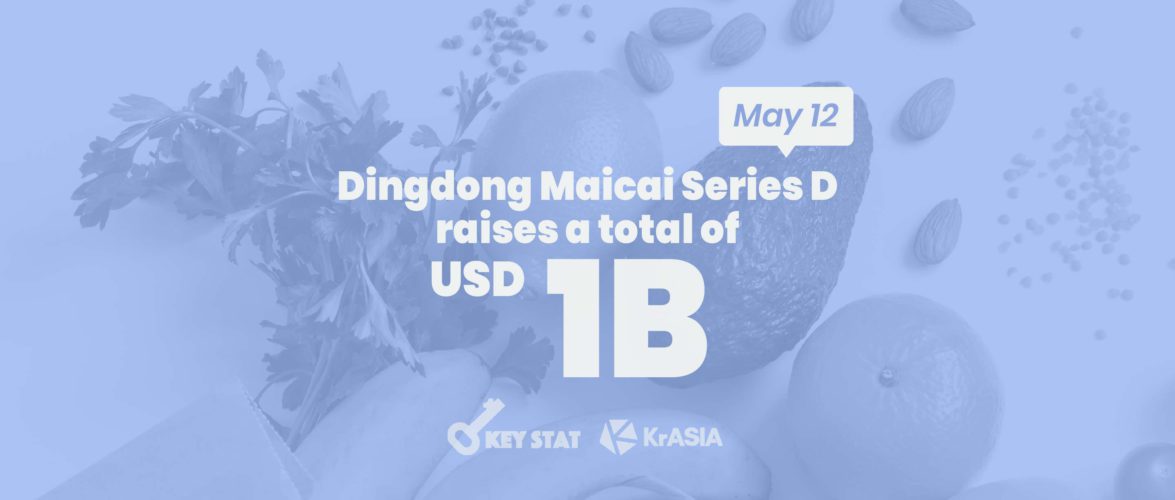 KEY STAT | Grocery app Dingdong Maicai completes mega funding round ahead of rumored IPO
