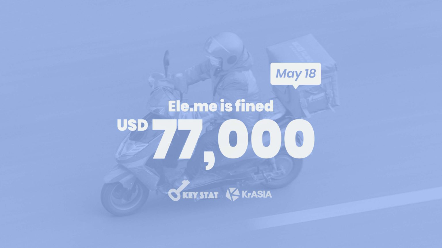KEY STAT | Food delivery platform Ele.me fined for misleading pricing