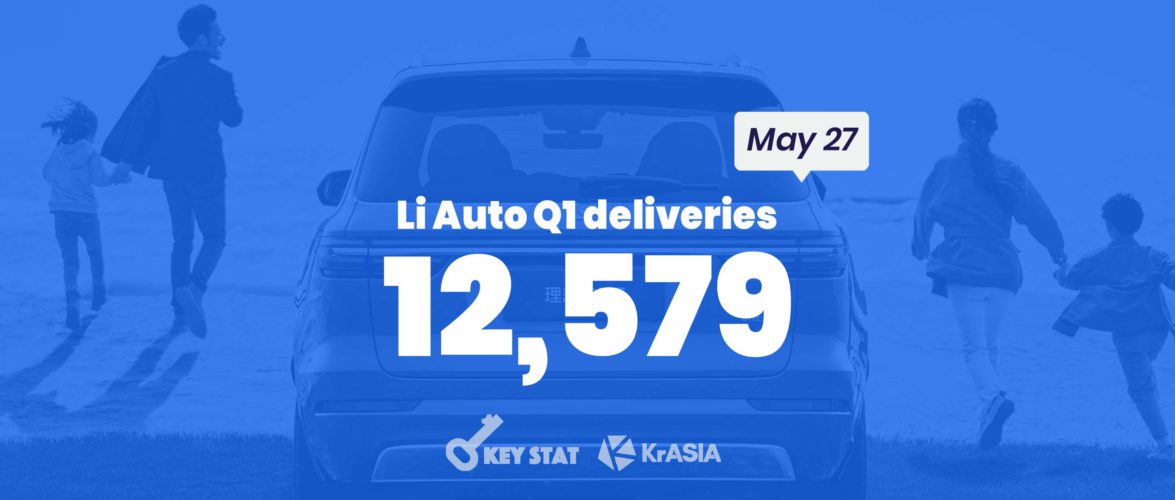 KEY STAT | Li Auto delivers 12,579 EVs in Q1, tops earnings estimates