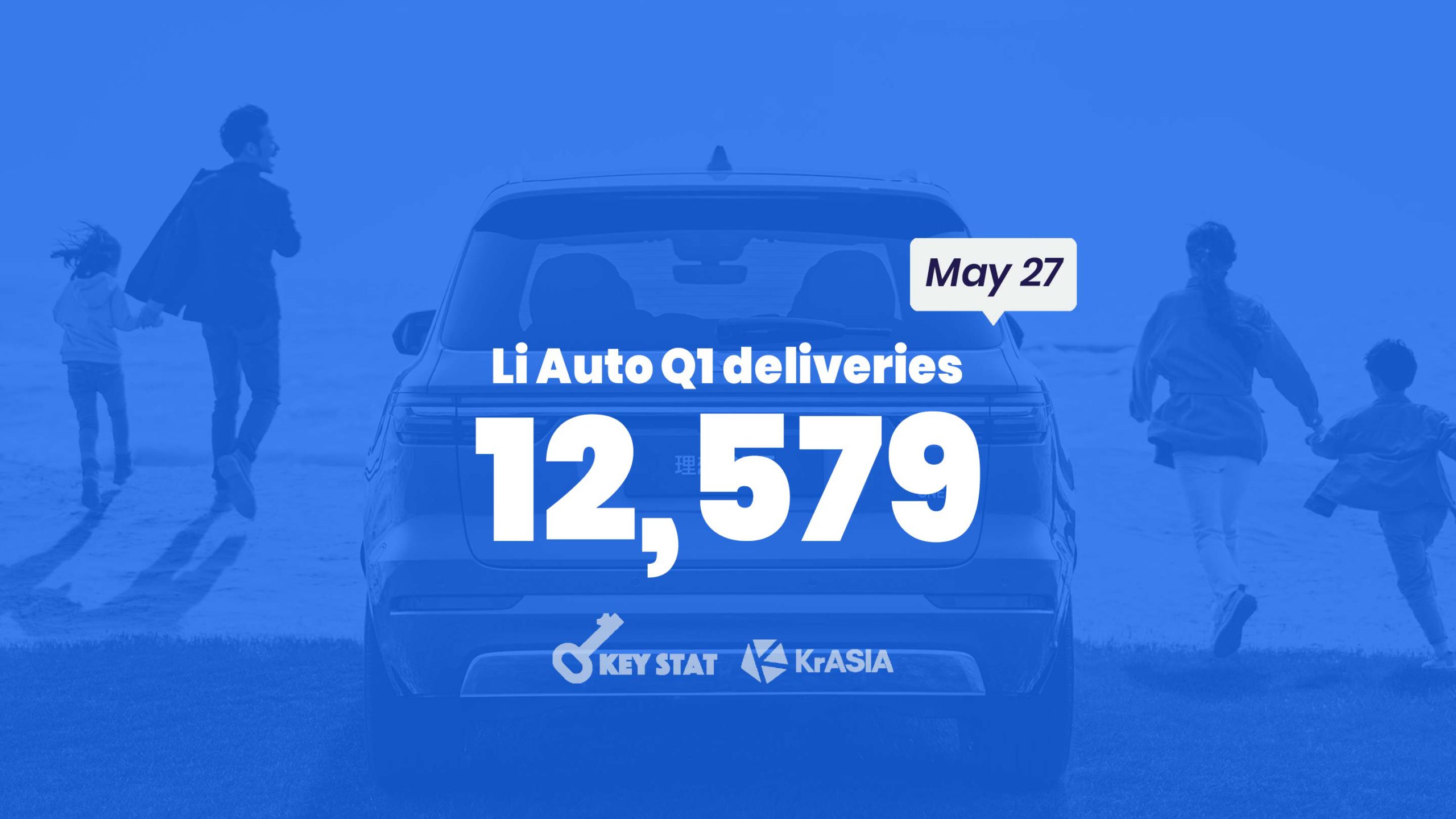 KEY STAT | Li Auto delivers 12,579 EVs in Q1, tops earnings estimates