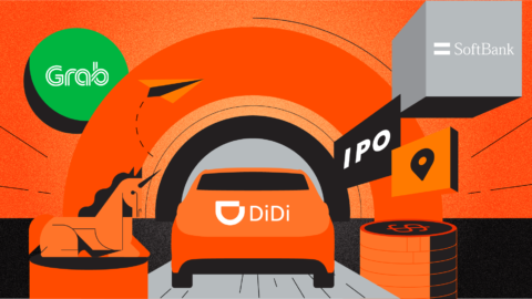 Didi's future IPO, illustration by KrASIA.