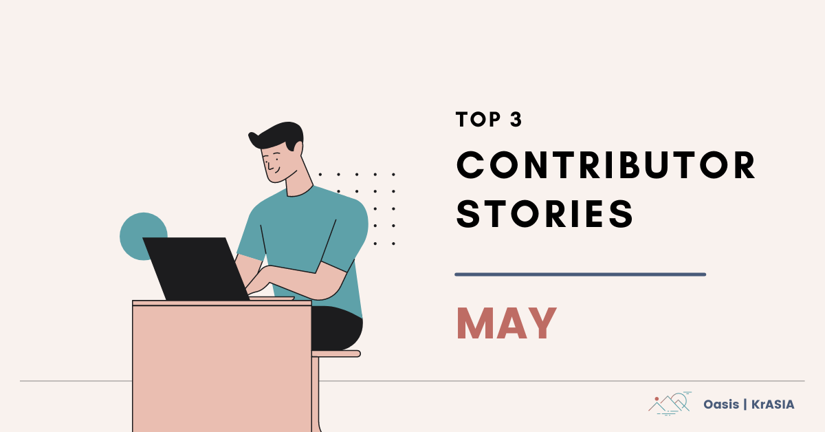 Top 3 contributor stories | Oasis May features