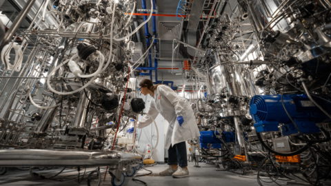 New Future Meat Technologies cultured meat production facility located in Rehovot, Israel. Courtesy of New Future Meat Technologies via NoCamels.