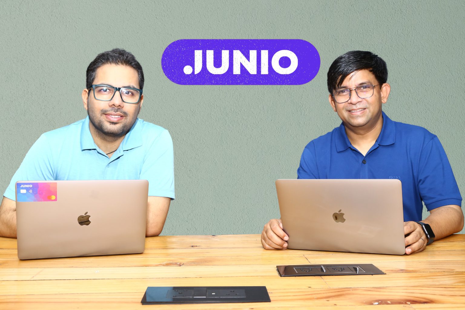 From left to right: Ankit Gera and Shankar Nath, co-founders of Junio. Photo courtesy of Junio 