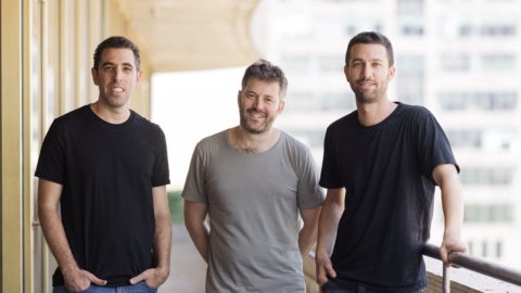(Left to right) Bookaway founders David Yitzhaki, CMO; Noam Toister, CEO; and Omer Chehmer, COO. Courtesy of Bookaway.