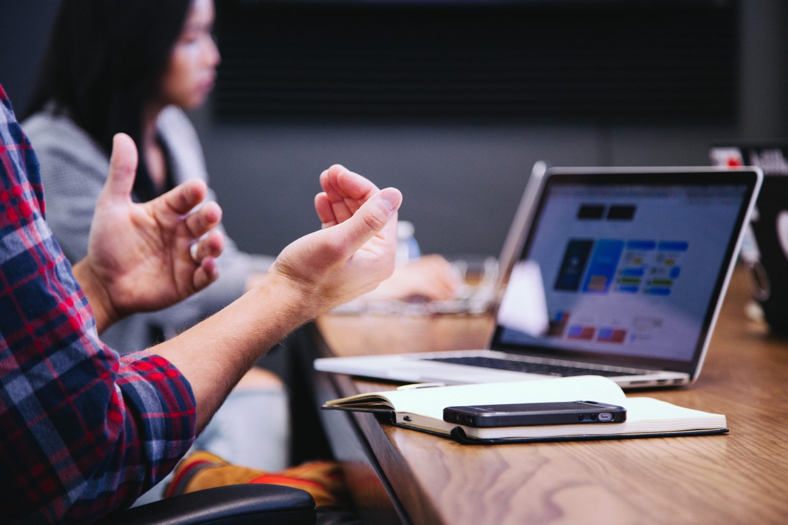 Work meeting. Photo by Headway on Unsplash.