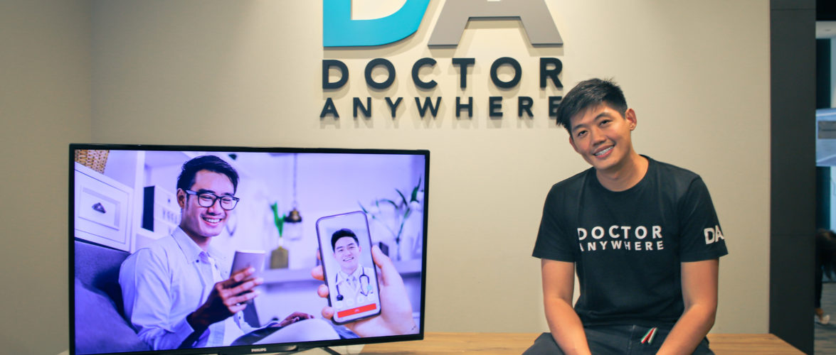 Photo of Lim Wai Mun, founder and CEO of Doctor Anywhere. Photo from KrASIA’s archive.