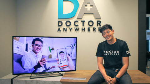 Photo of Lim Wai Mun, founder and CEO of Doctor Anywhere. Photo from KrASIA’s archive.
