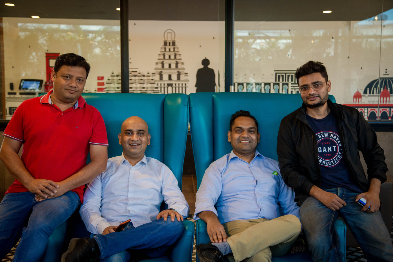 From L to R – Sankar Bora founder & CEO, Vineet Rao – founder & Chief Executive Officer, Mr. Sourjyendu Medda –Founder, Chief Business Officer & Chief Financial Officer and Mr. Rajat Shikhar – Founder & Chief Product Officer. Photo courtesy of DealShare