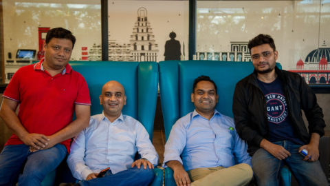 From L to R – Sankar Bora founder & CEO, Vineet Rao – founder & Chief Executive Officer, Mr. Sourjyendu Medda –Founder, Chief Business Officer & Chief Financial Officer and Mr. Rajat Shikhar – Founder & Chief Product Officer. Photo courtesy of DealShare