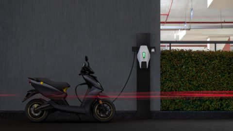Electric motorcycle in India. Photo by Ather Energy on Unsplash.