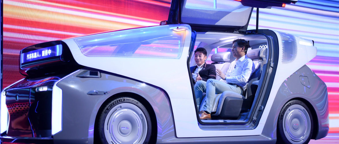 Baidu Apollo's L5 autonomous vehicle. Courtesy of Baidu Apollo.
