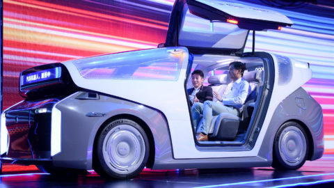 Baidu Apollo's L5 autonomous vehicle. Courtesy of Baidu Apollo.