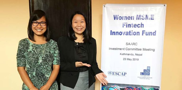 Co-founders of Aeloi: Sonika Manandhar (left) and Tiffany Tong (right)