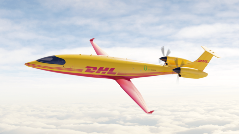 The Alice by Eviation Aircraft for DHL Alice can carry 2,600 lbs. Courtesy of Eviation via NoCamels.