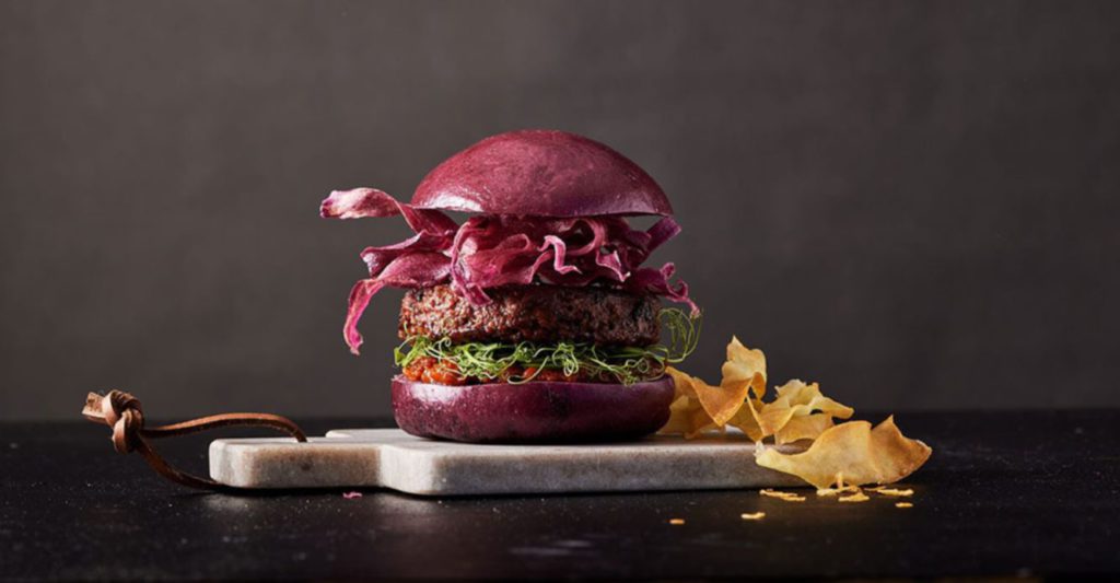 Redefine Meat's plant-based burger. Courtesy of Redefine Meat.