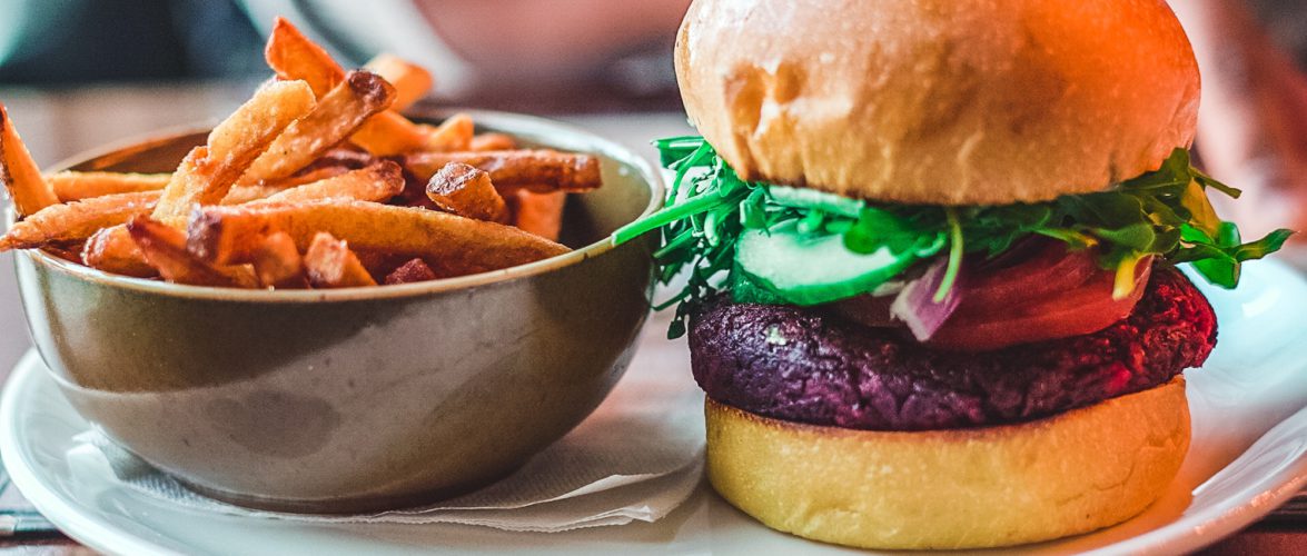 Vegan burger. Photo by Rolande PG on Unsplash.