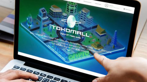 Indonesia's first multi-category NFT marketplace, TokoMall, was officially presented in August. Photo courtesy of Tokocrypto.