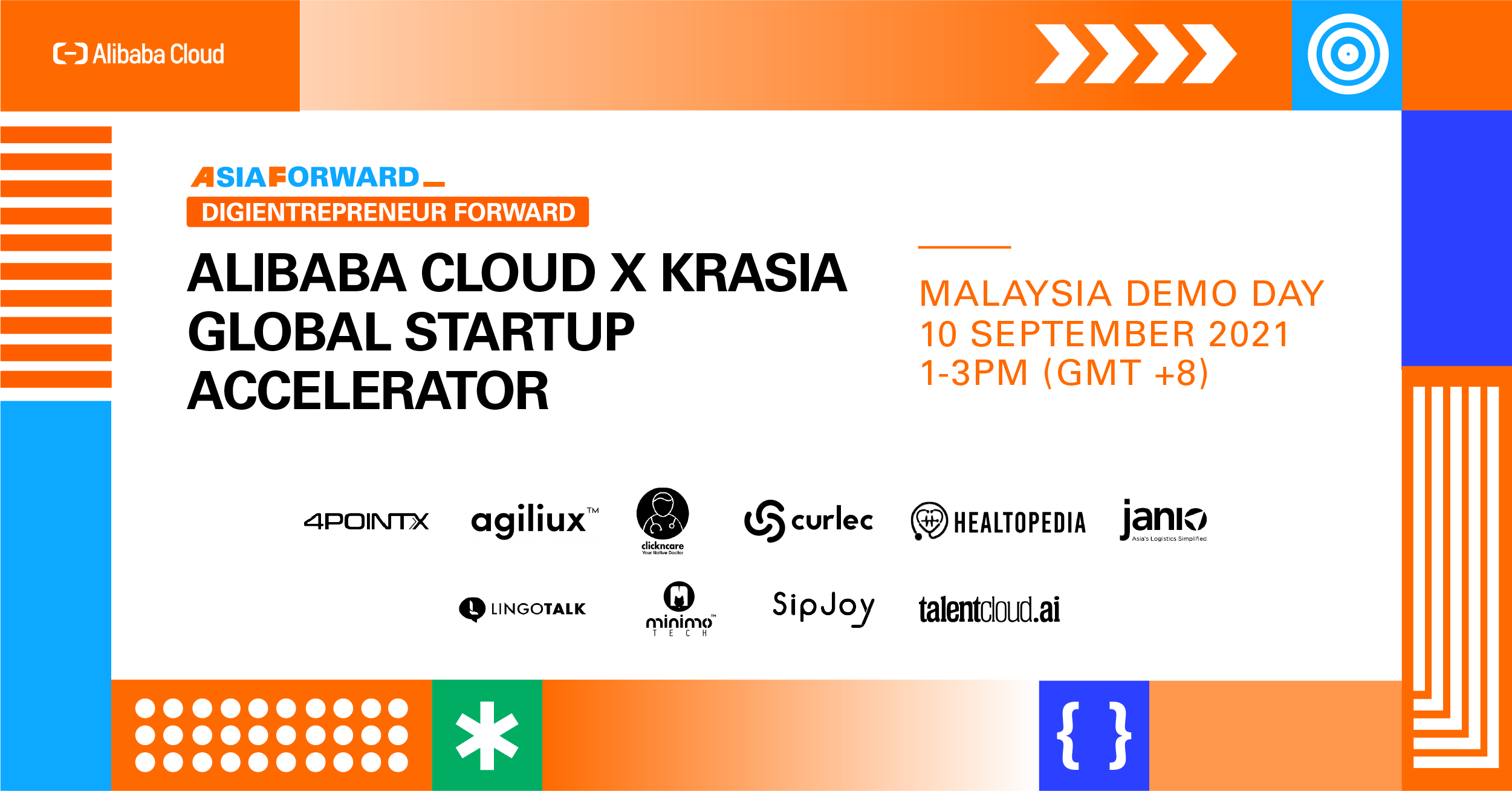 Alibaba x KrASIA Global Startup Accelerator announces finalists for inaugural Demo Day