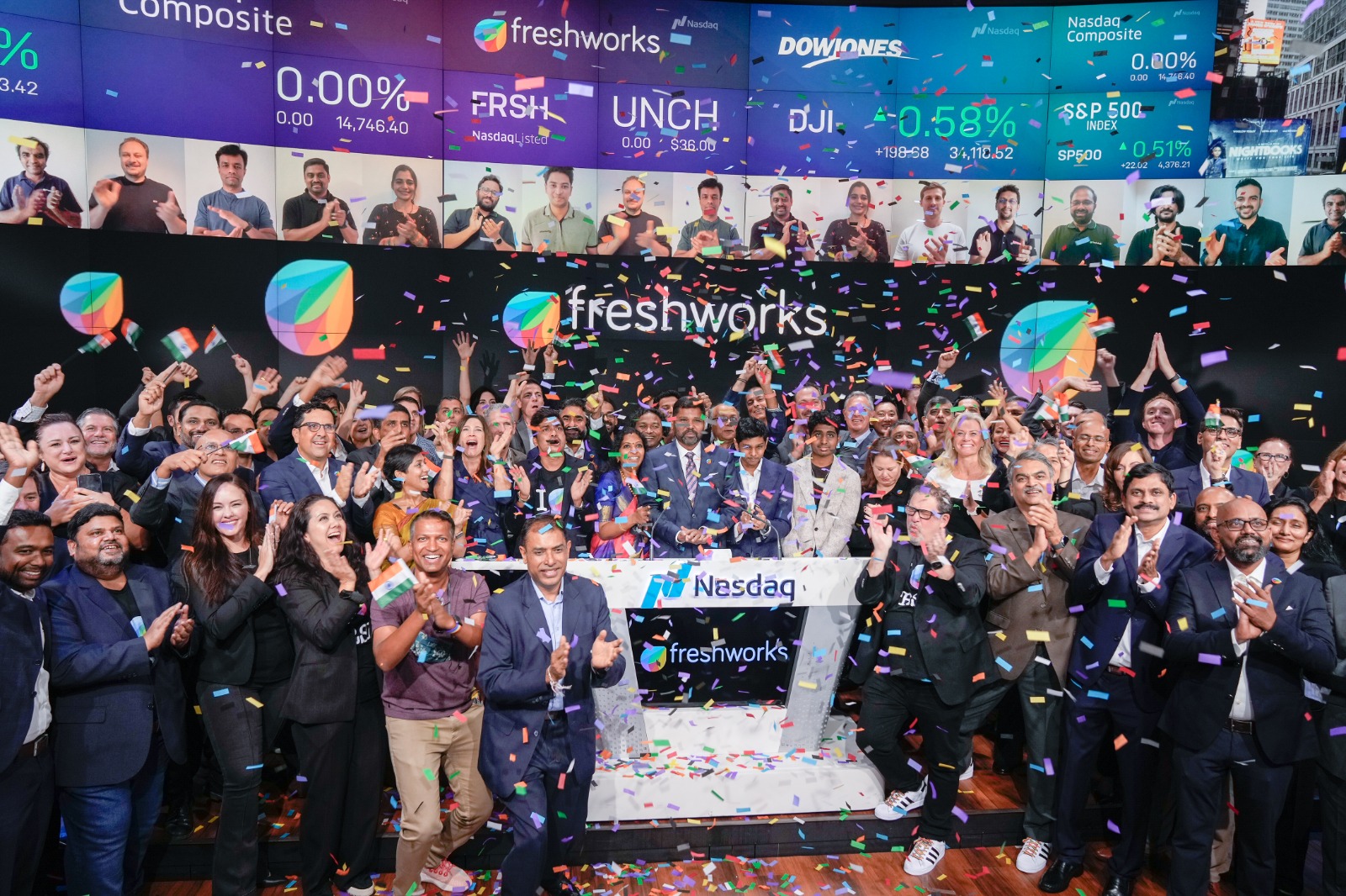 Freshworks becomes first Indian SaaS company to list shares in US after stellar debut