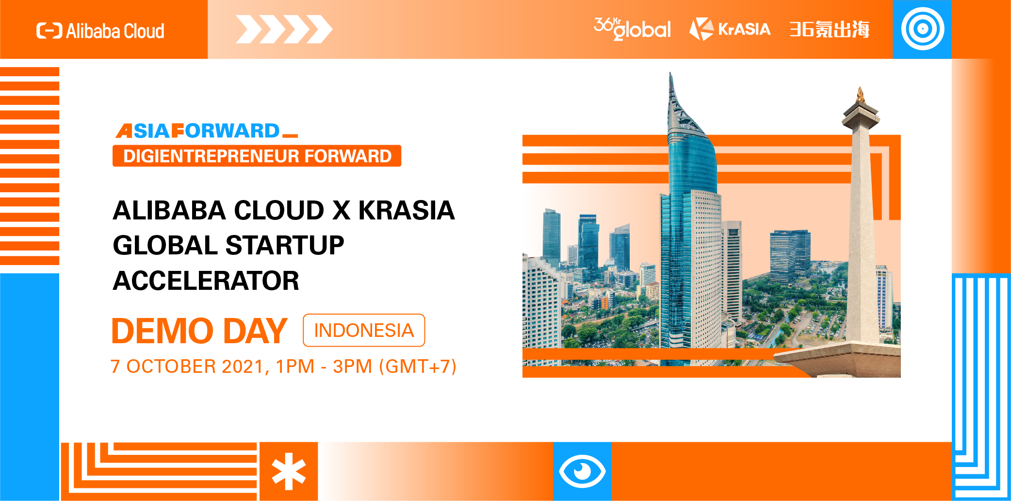 Register for a spot in the Alibaba Cloud x KrASIA Global Startup Accelerator Indonesia Demo Day