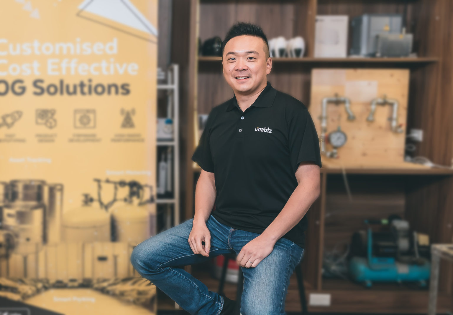 Philippe Chiu, CTO and co-founder of Unabiz. 