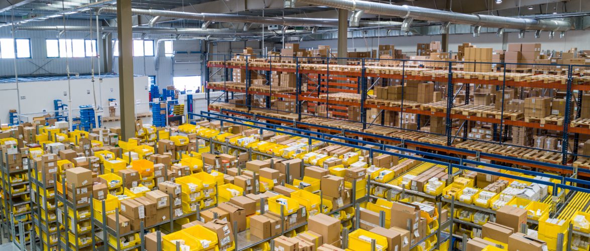 Amazon's warehouse. Photo from Unsplash by 
Adrian Sulyok. 