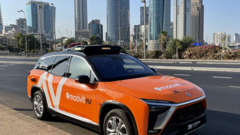 Mobileye will launch an autonomous taxi in Munich and Tel Aviv in 2022. Courtesy of Mobileye and Moovit via NoCamels.