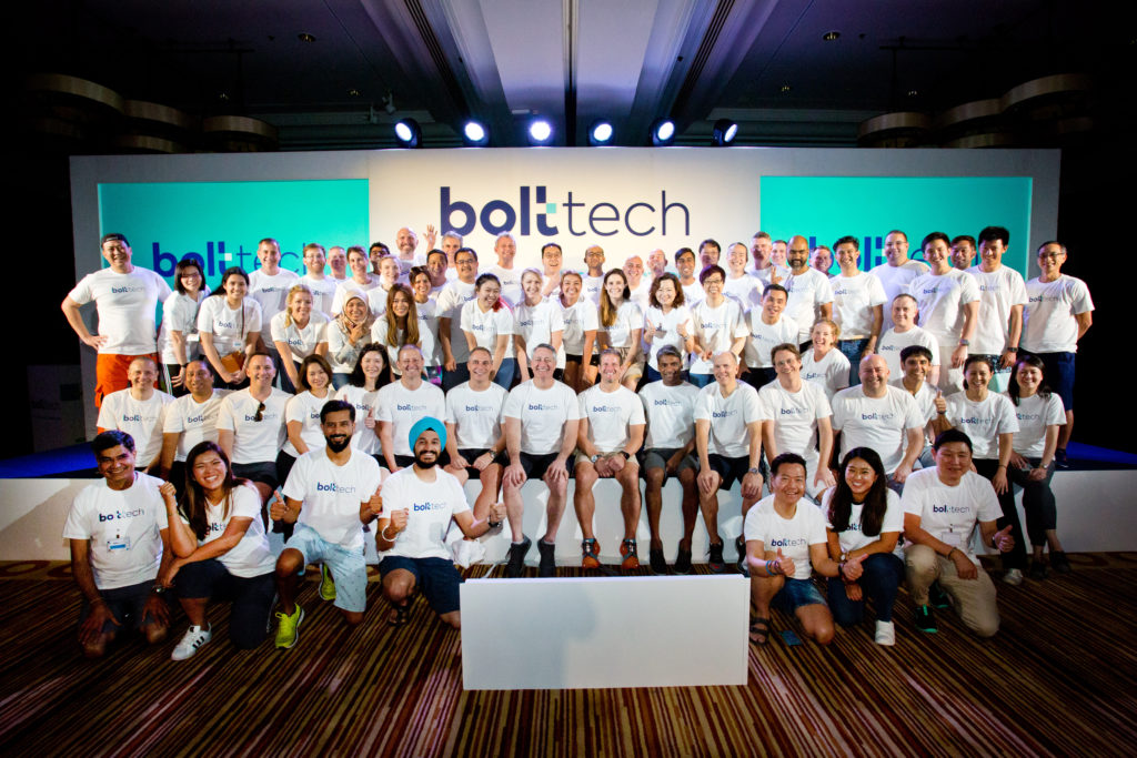 Photo of Bolttech’s team.