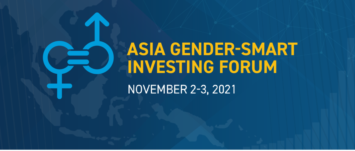 The Asia Gender-Smart Investing Forum will be held November 2–3