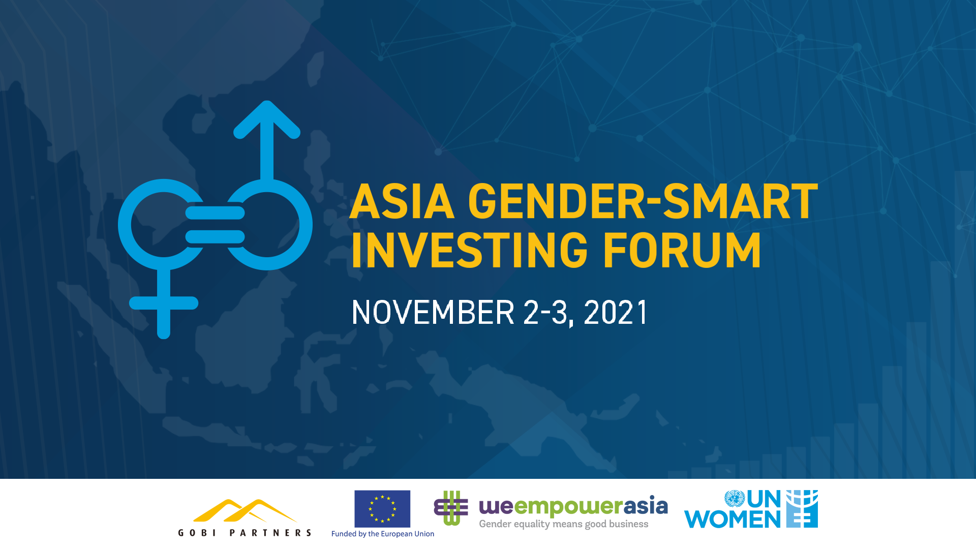 The Asia Gender-Smart Investing Forum will be held November 2–3