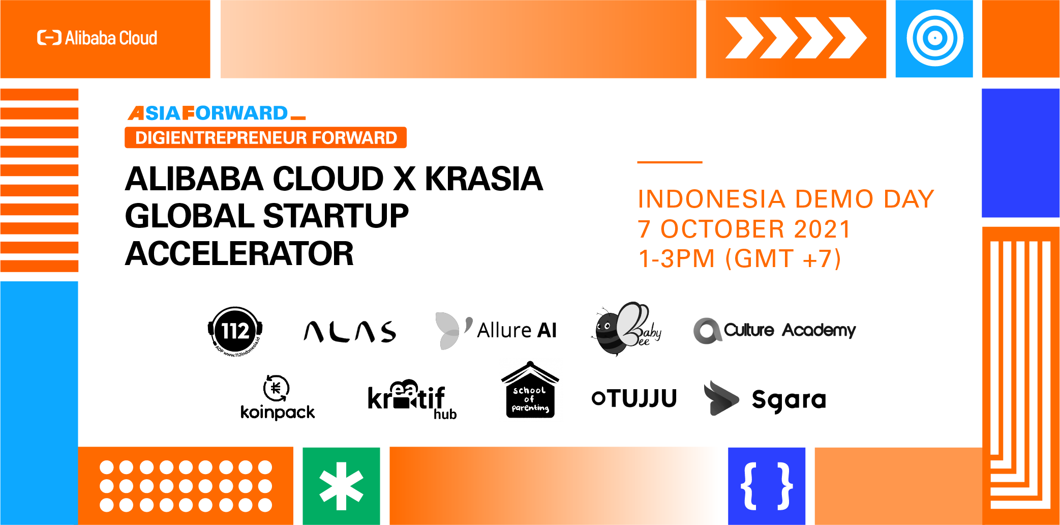 Alibaba Cloud x KrASIA Global Startup Accelerator announces finalists for Indonesia Demo Day thumbnail
