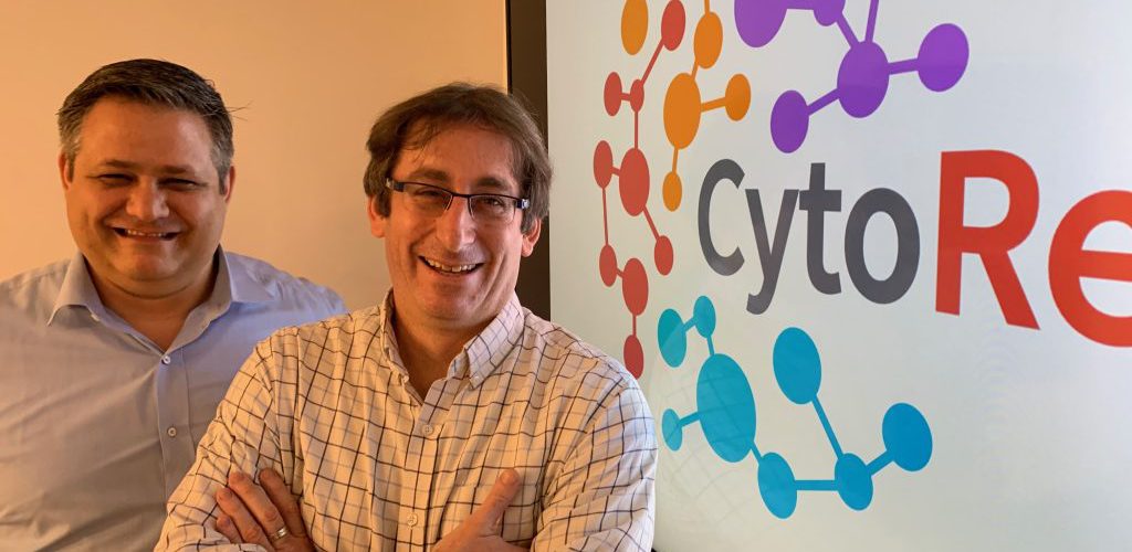 CytoReason’s David Harel (left) and Shai Shen-Orr. Courtesy of CytoReason via NoCamels.