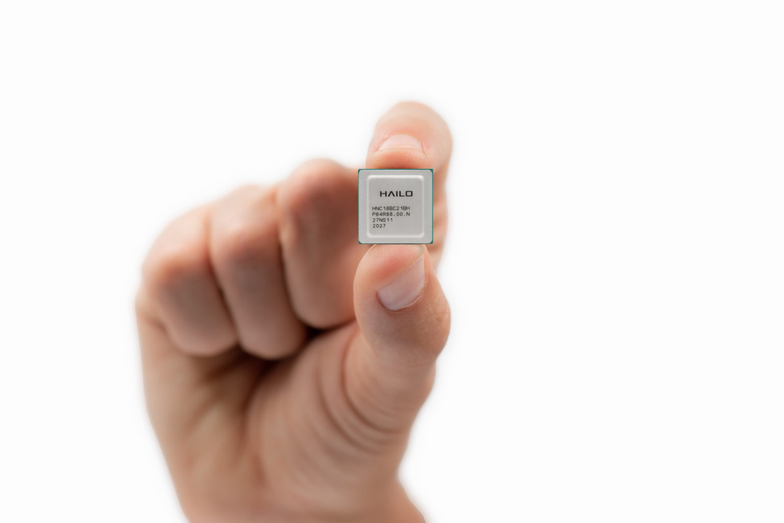 Hailo chip. Photo courtesy of Hailo.