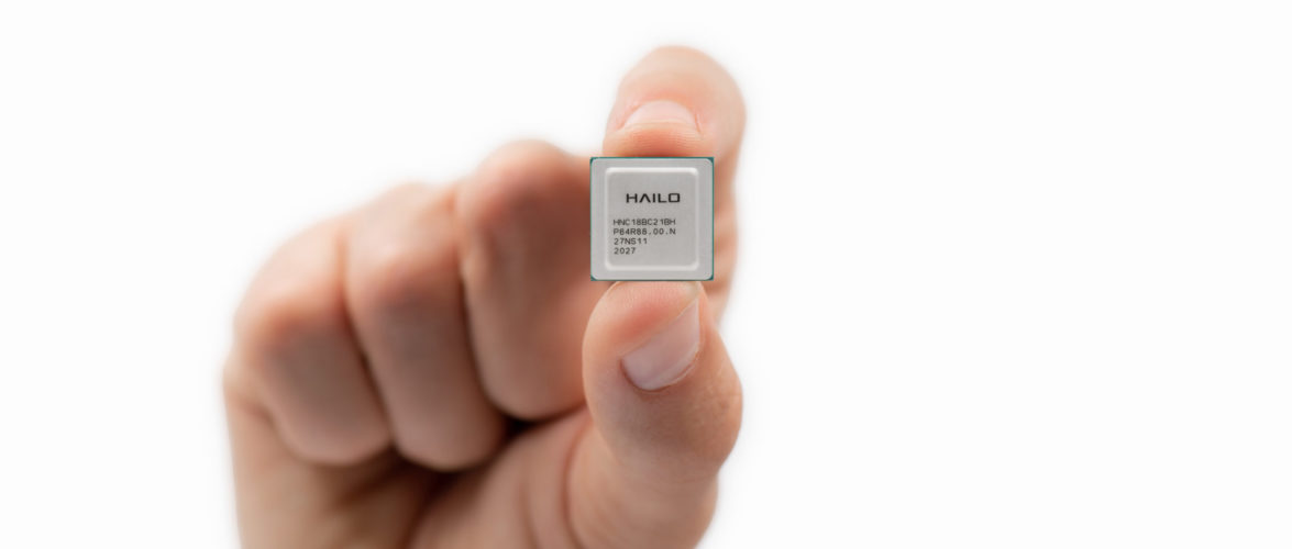 Hailo chip. Photo courtesy of Hailo.