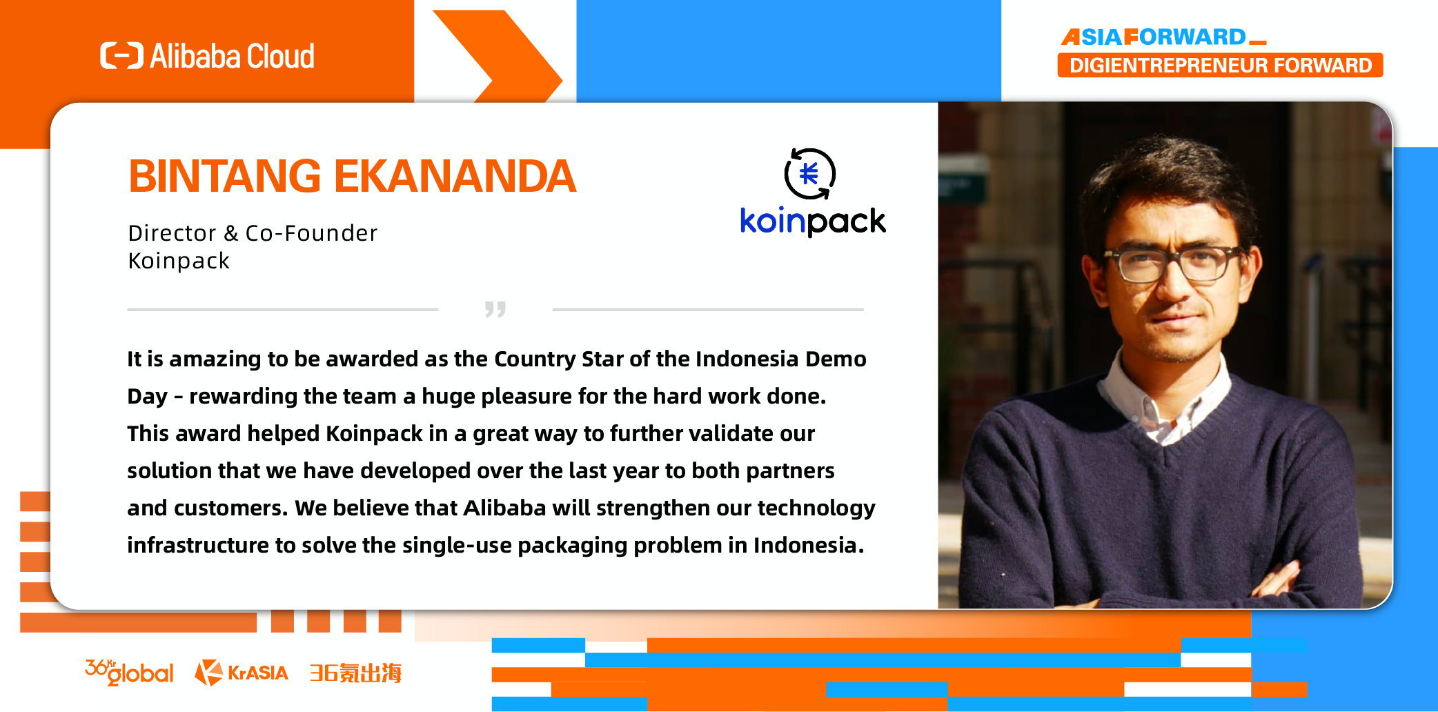 Meet Koinpack, Country Star of the Alibaba Cloud x KrASIA Global Startup Accelerator Indonesia Demo Day