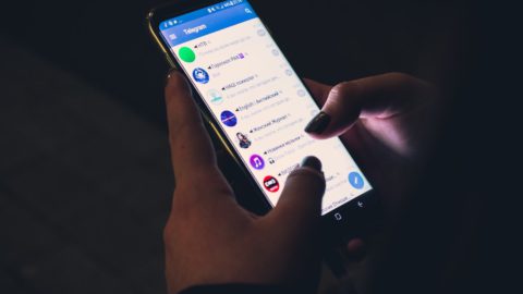 Telegram app by Christian Wiediger on Unsplash.