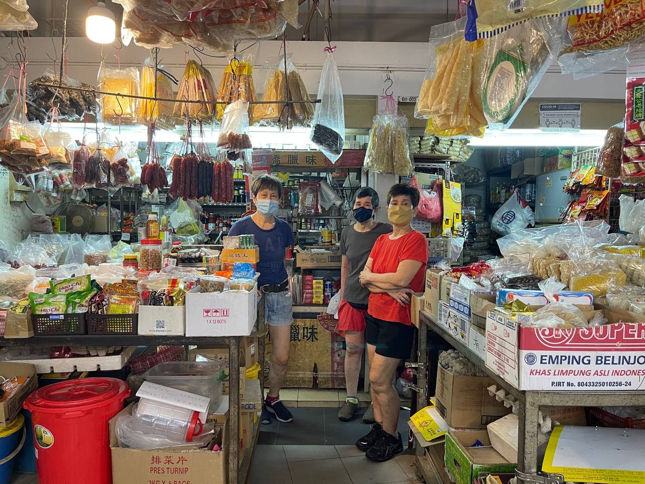 Chia Sisters Dry Goods - Singapore wet market - TADA Fresh