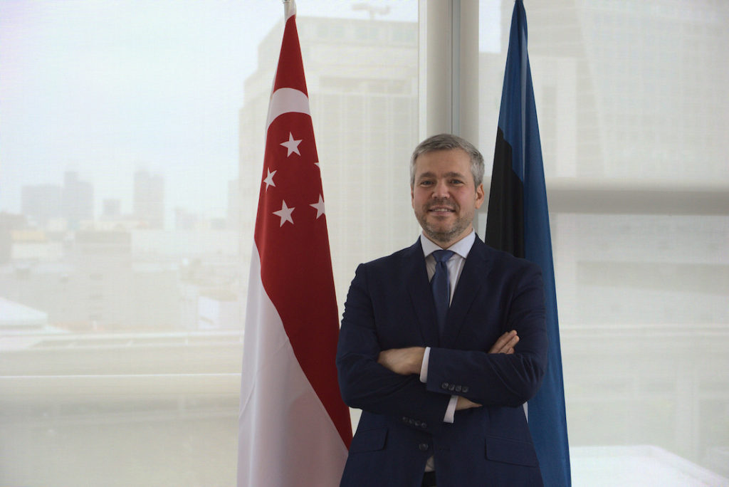 Priit Turk, Estonian ambassador to Singapore. Courtesy of Estonian embassy.