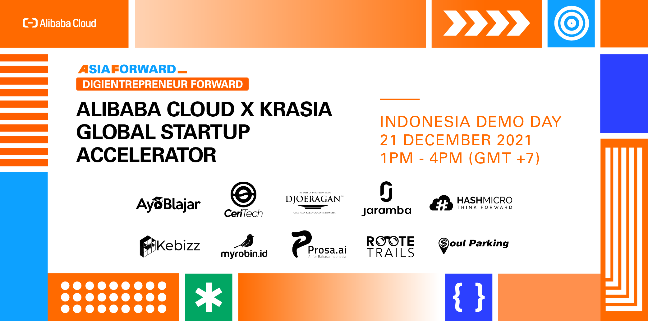 Alibaba Cloud x KrASIA Global Startup Accelerator announces finalists for the second Indonesia Demo Day