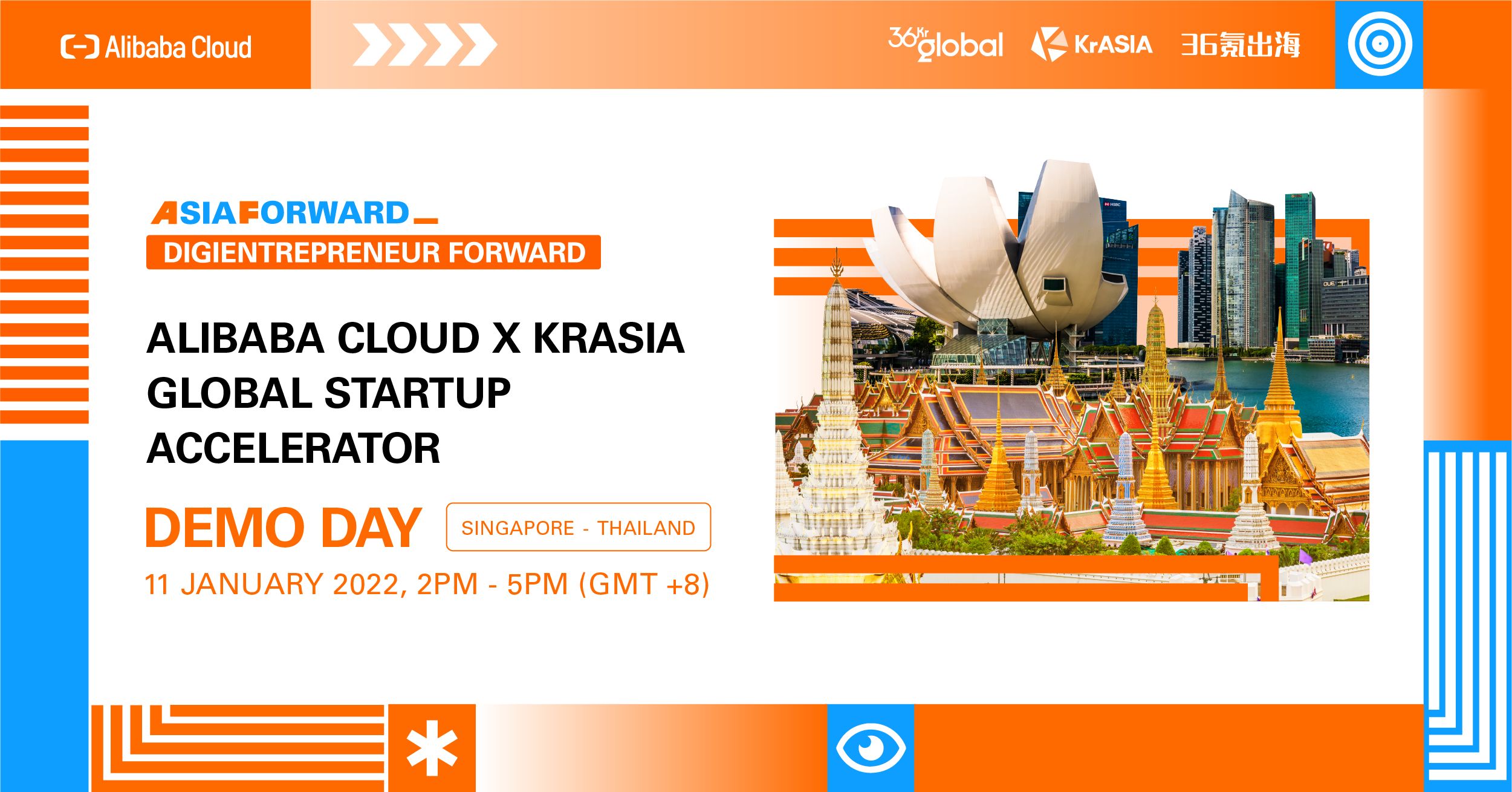 Alibaba Cloud x KrASIA Global Startup Accelerator announces finalists for joint Singapore-Thailand Demo Day