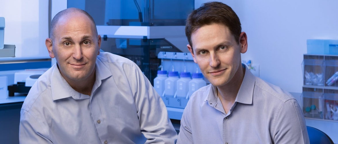 MeMed Diagnostics founders Kfir Oved and Eran Eden. Courtesy of MeMed via NoCamels.