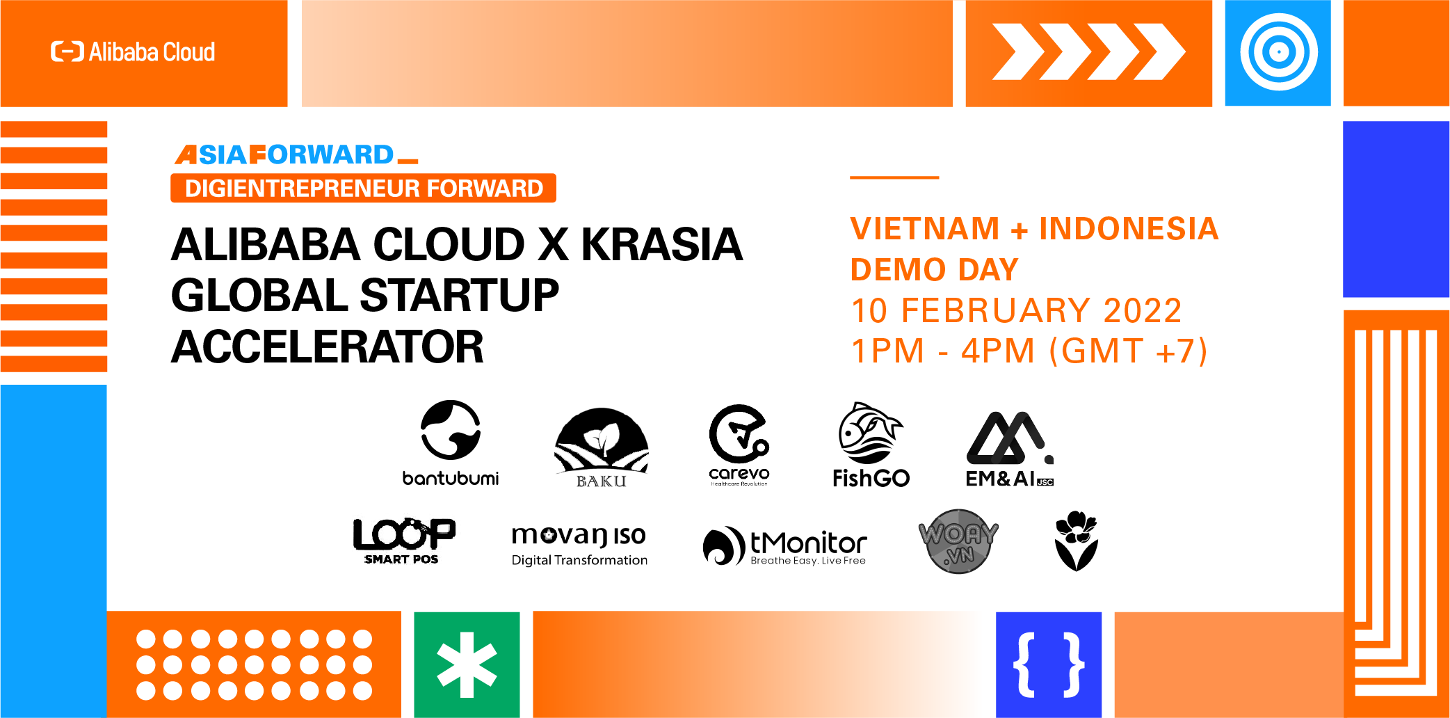 Alibaba Cloud x KrASIA Global Startup Accelerator announces finalists for joint Vietnam-Indonesia Demo Day