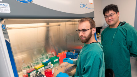 Cortical Labs chief science officer Brett Kagan (left) and CEO Hon Wen Chong. Photo from KrASIA’s archive.