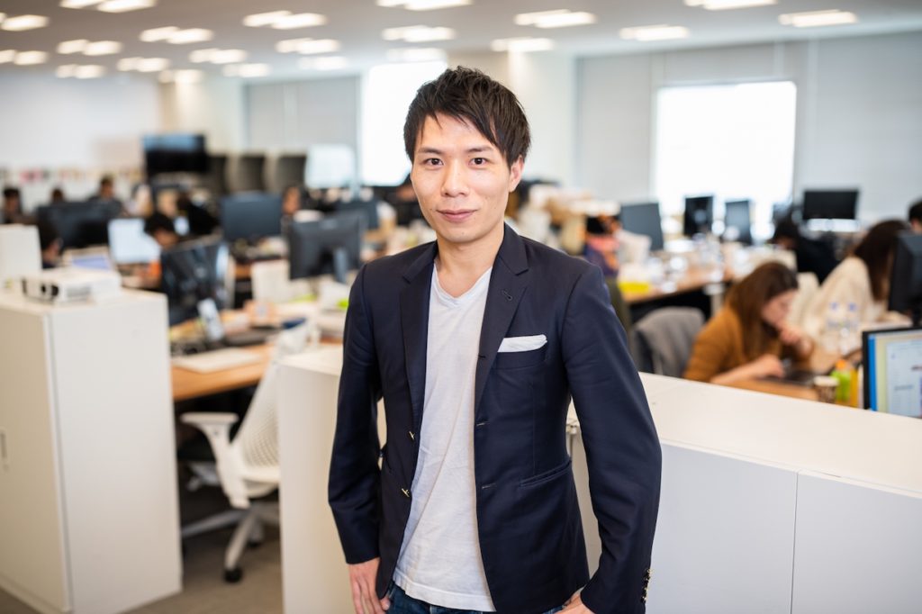Photo of Kosuke Sogo, co-founder and CEO of AnyMind Group.