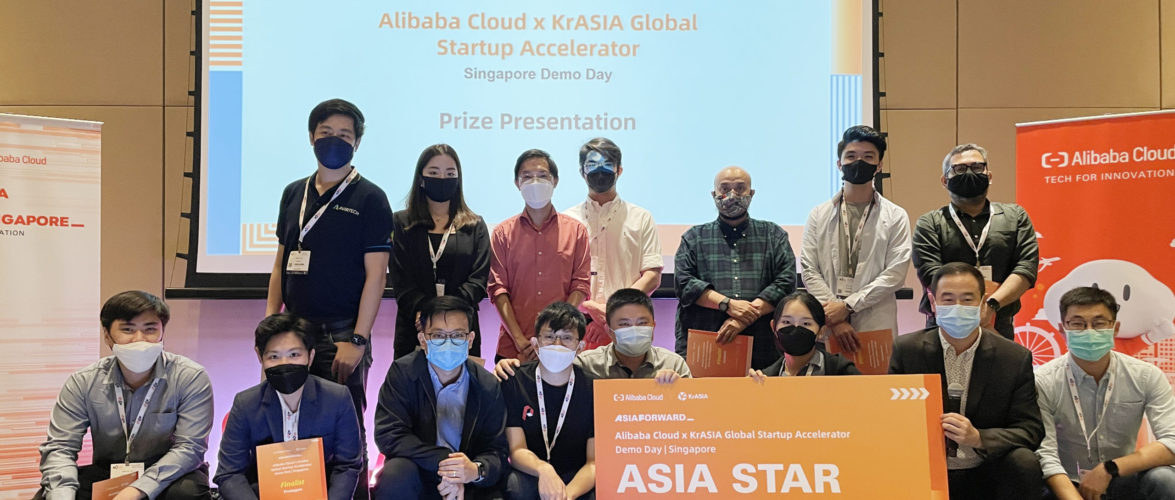 ConcreteAI was the Asia Star of the Alibaba Cloud x KrASIA Global Startup Accelerator Singapore Demo Day held on June 3, 2022. Photo by KrASIA.